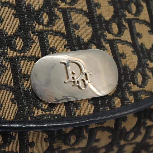 Christian Dior Trotter Canvas Shoulder Bag Navy Auth 115333 - Picture 16 of 16